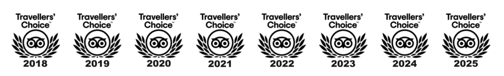 Trip Advisor Awards for e-bike Tours Since 2018
